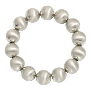 Silver Beaded Bracelet